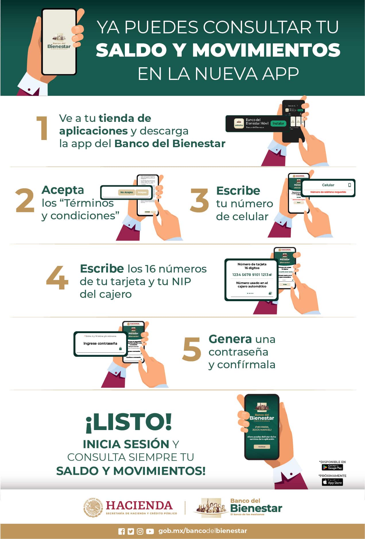 app del bienestar paso a paso como bajar estado de cuenta