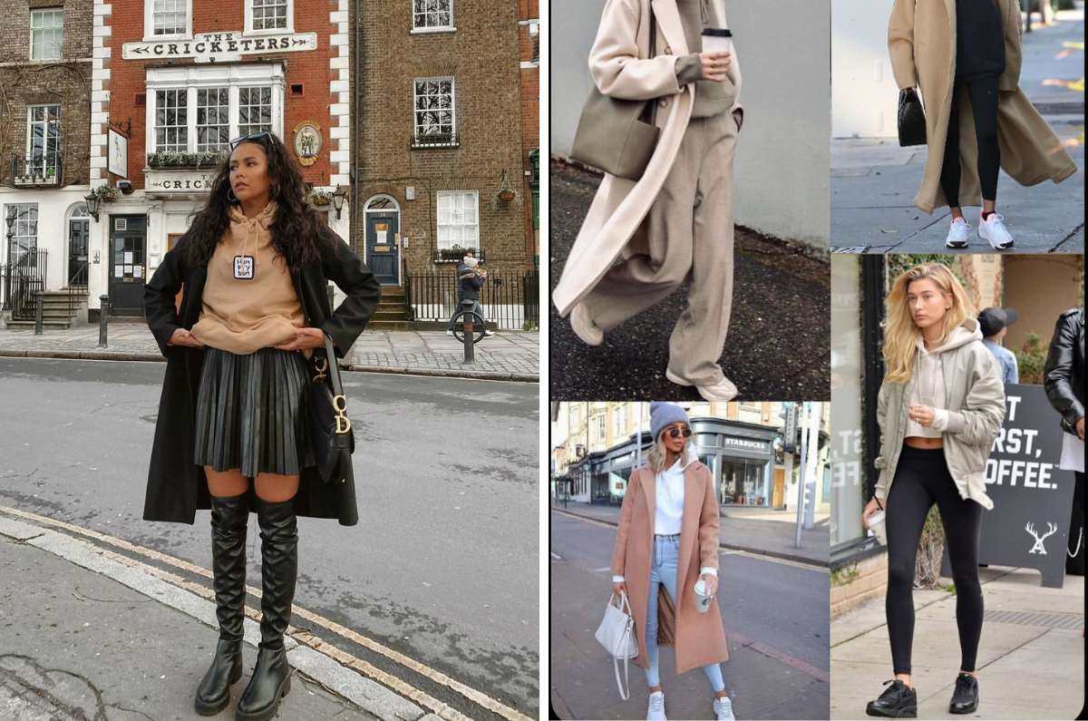 Outfits con sudaderas para verte elegante en los días lluviosos