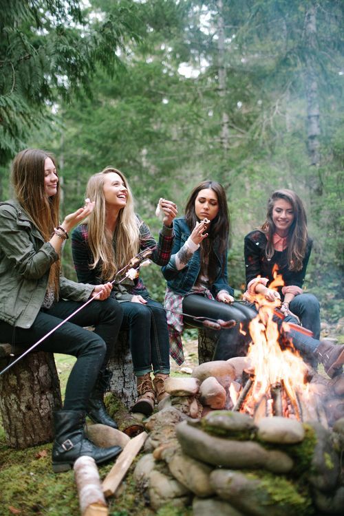 campamento con amigas