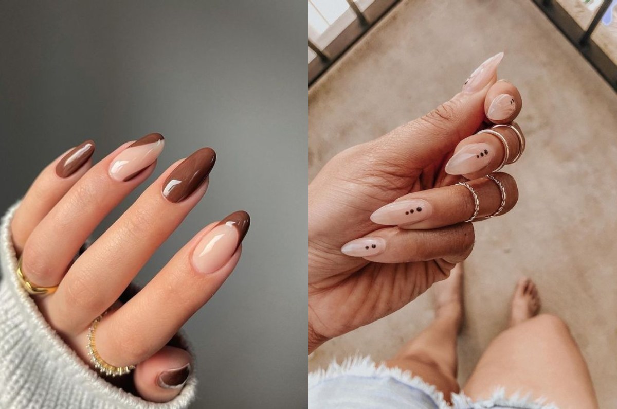 Uñas almendra ideales para un manicure elegante