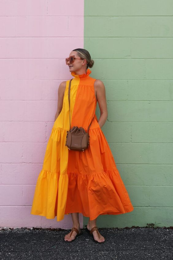 vestidos de verano de colores 2023 