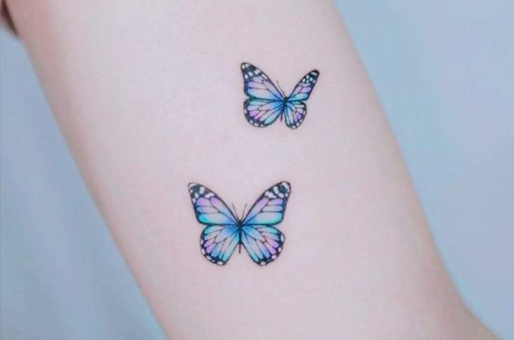 tatuajes de mariposas pequeñas