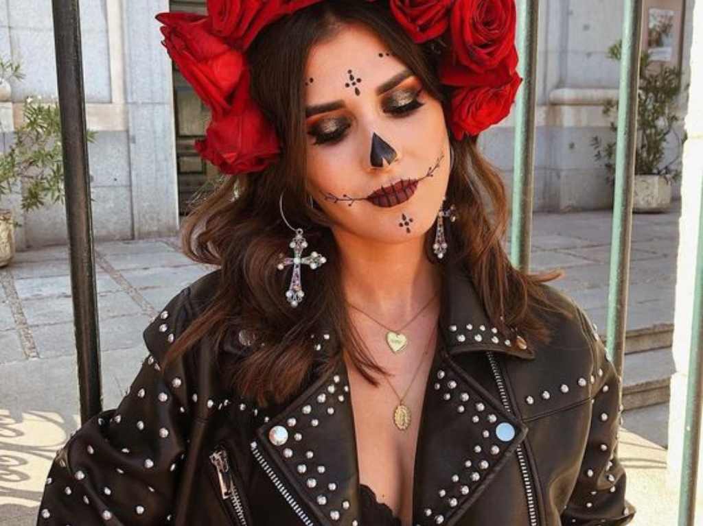 Ideas de disfraz de catrina con ropa casual para este Halloween