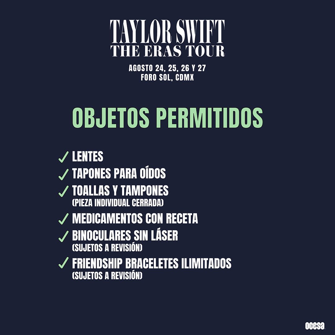 Taylor Swift en México:  Te dejamos esta guía infalible para disfrutar de sus conciertos 1