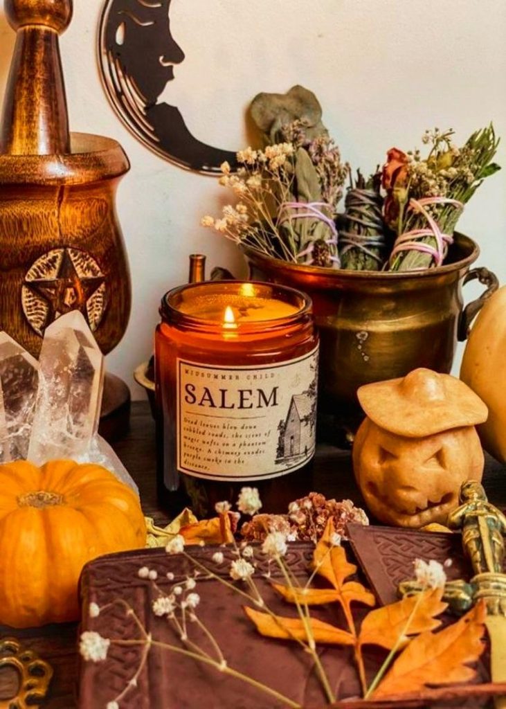 Altar celta de los inicios de la celebración de Halloween