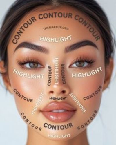 Contour para rostro redondo