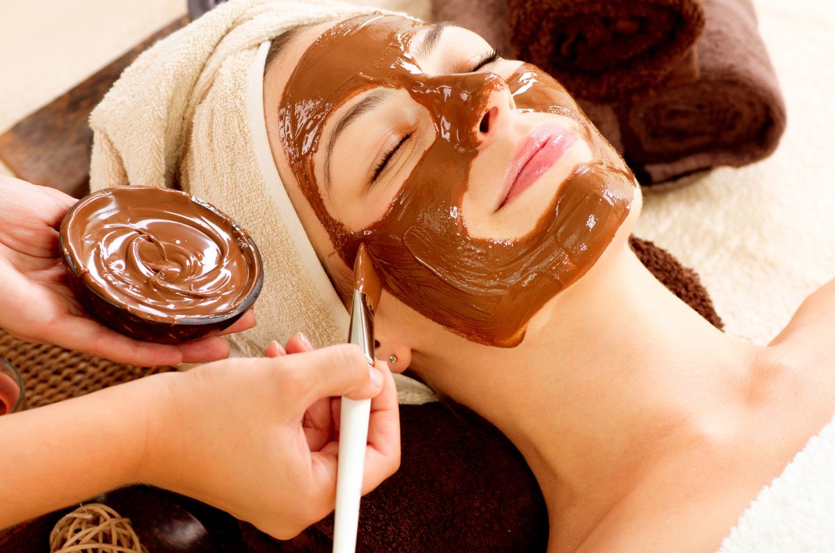 Mascarillas para la cara con chocolate