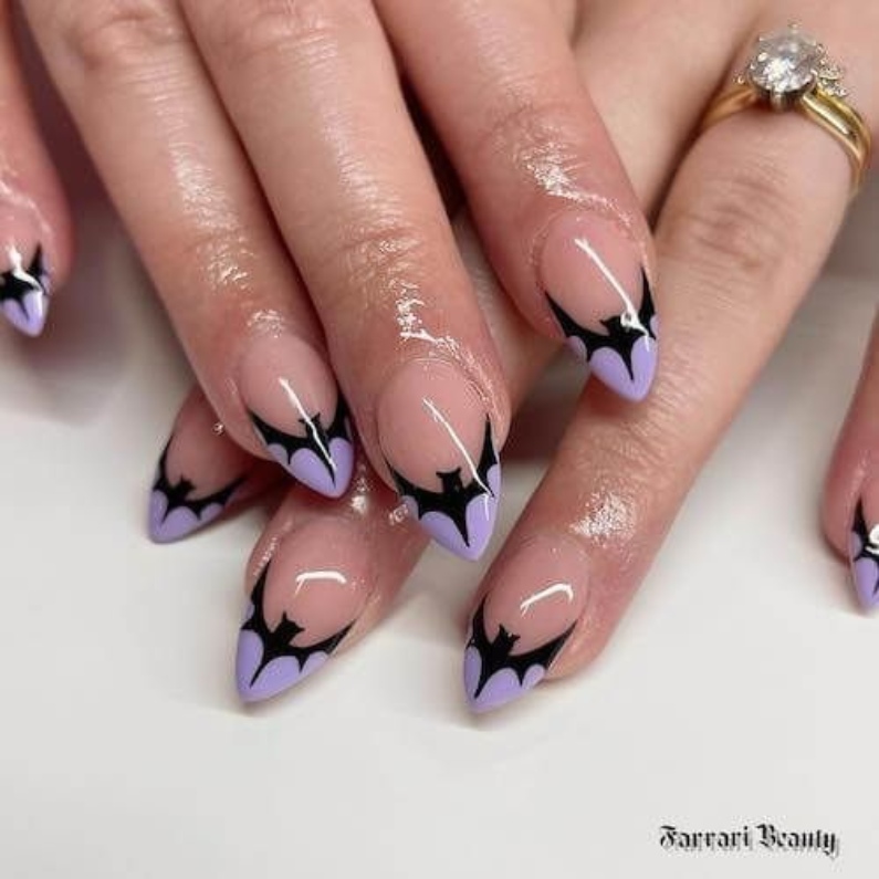 bat nail art