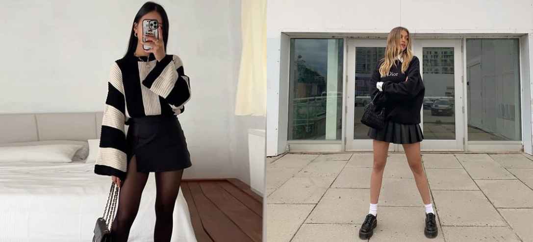 outfit-aesthetic-con-falda