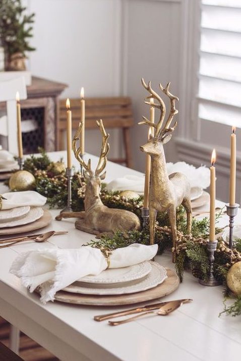 10 ideas creativas para decorar tu mesa de Navidad estilo Pinterest 8