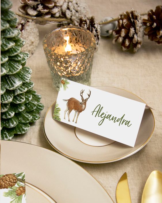 10 ideas creativas para decorar tu mesa de Navidad estilo Pinterest 6