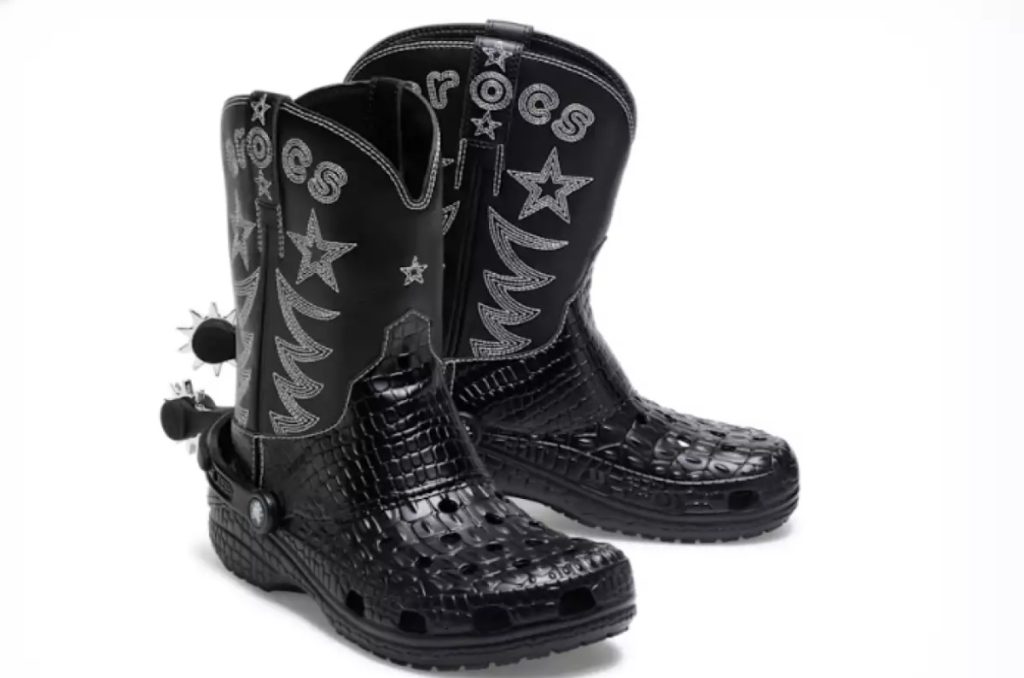 botas vaqueras de crocs