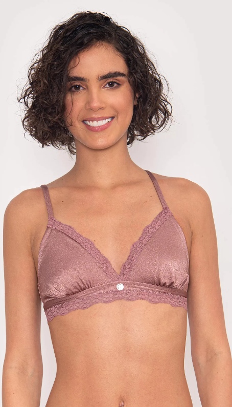 Bralette Rosa de Bari Swimwear