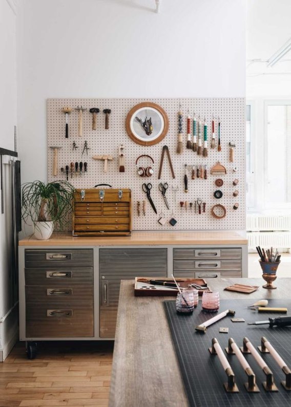 organizador de pared para herramientas