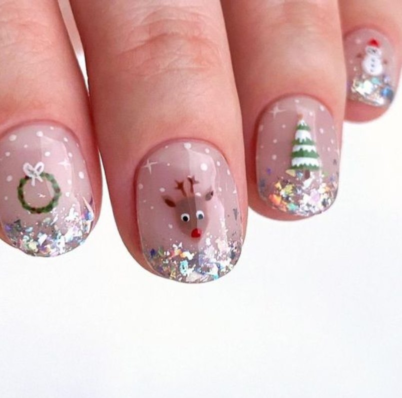 Glitter y nieve