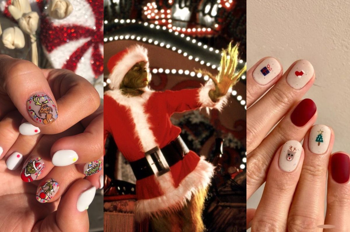 10 diseños de uñas de navidad para niñas que amarás hacer