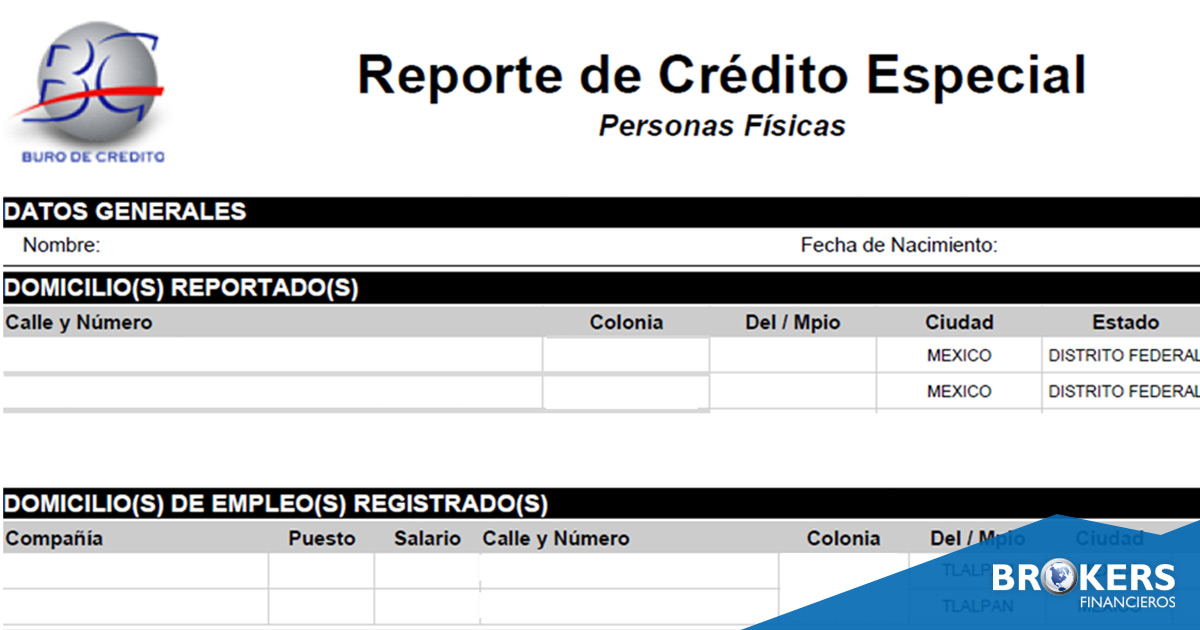 reporte de crédito especial