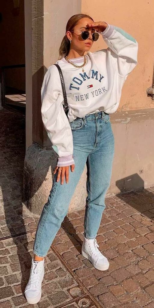 Outfits con maxi sudadera para verte arreglada en cualquier temporada 2