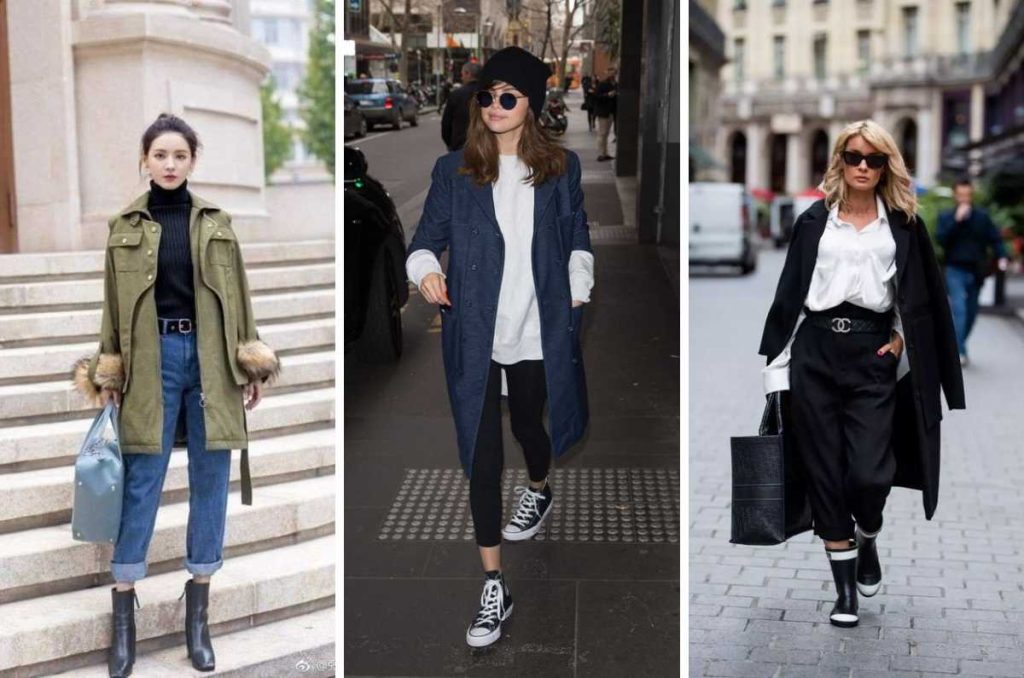 ideas de outfits de lluvia