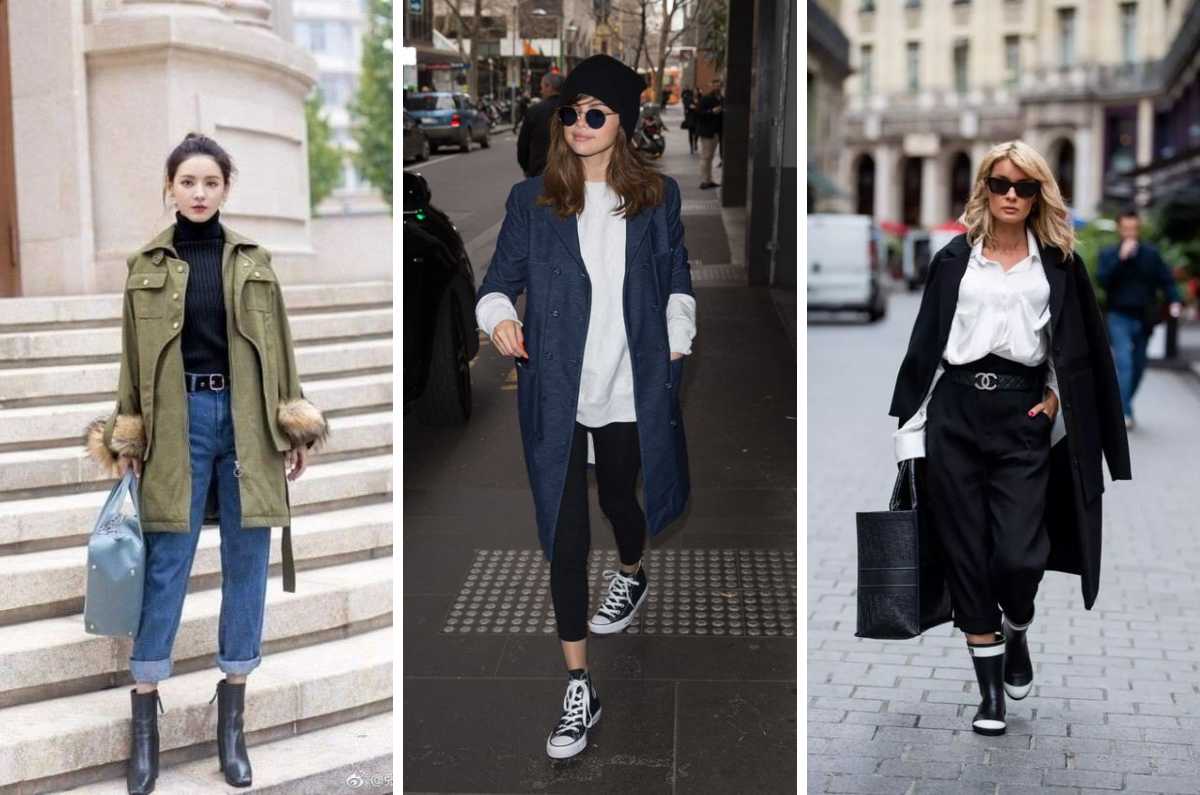 Ideas de outfits para cuando llueve, pero no hace tanto frío