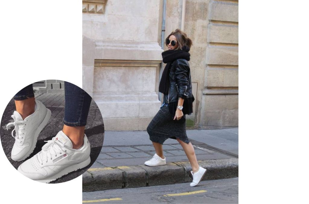 5 outfits de otoño para combinar con tenis blancos 3