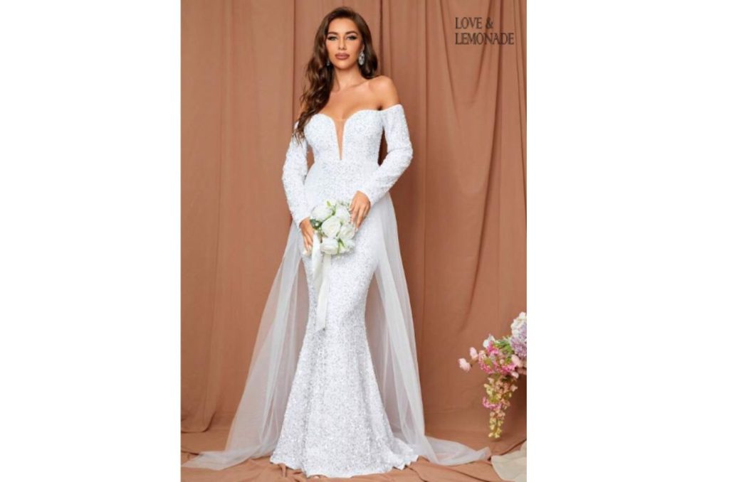 Vestidos blancos de novia que encuentras en SHEIN por menos de $1,500.00 0