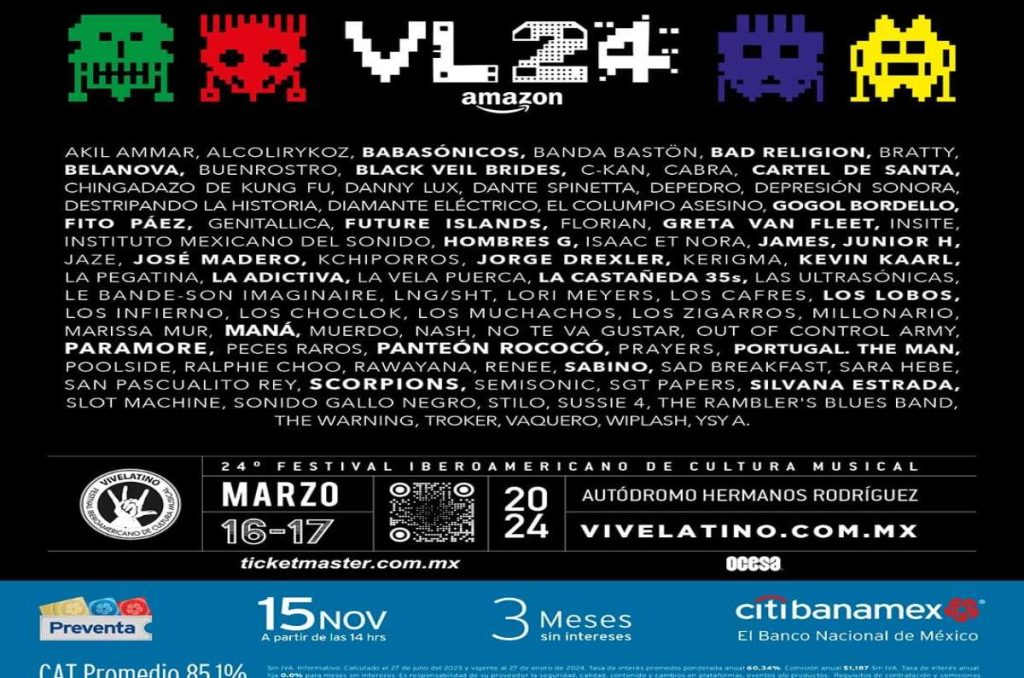 Vive Latino: todo lo que debes saber antes de comprar boletos 0