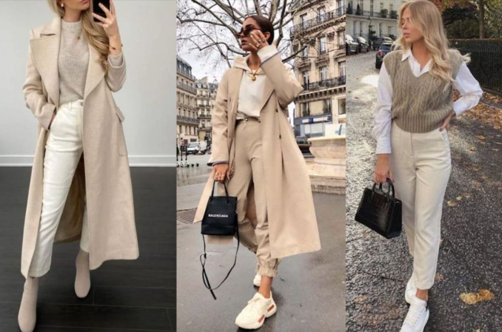 Outfits beige para lucir más elegante en el trabajo durante invierno