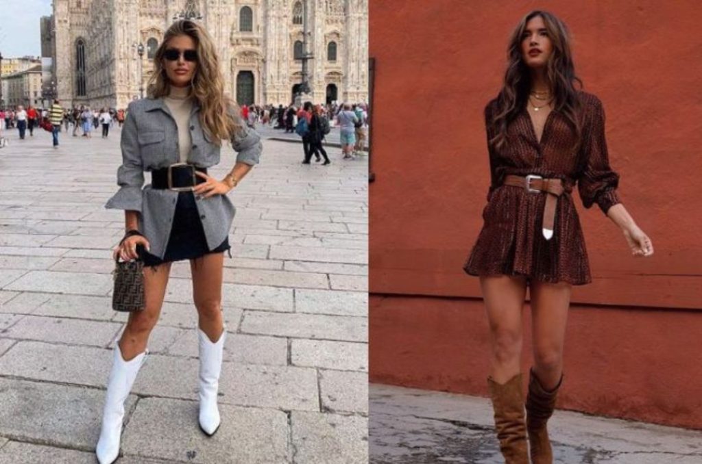 Outfits con botas vaqueras para Navidad