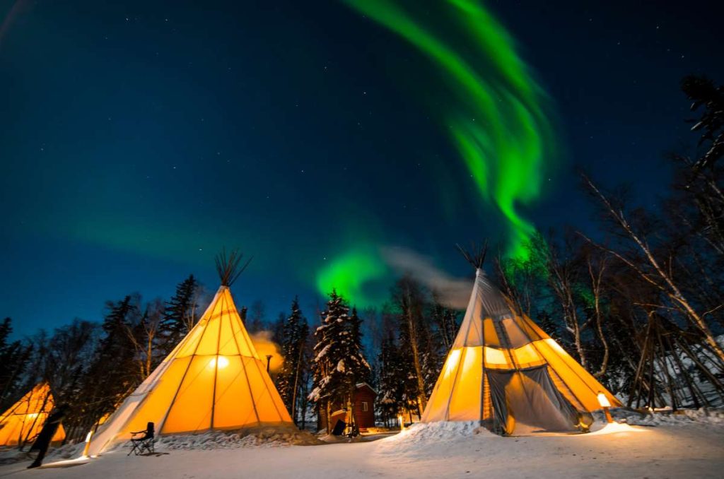 auroras boreales en canadá