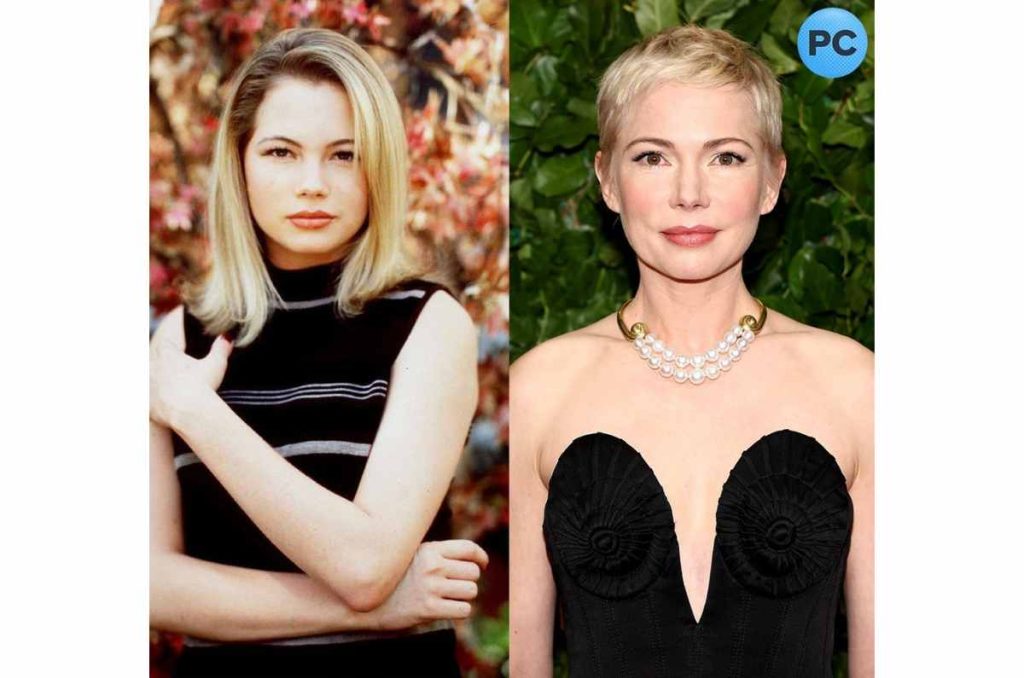 antes y ahora de Jen en Dawsons Creek