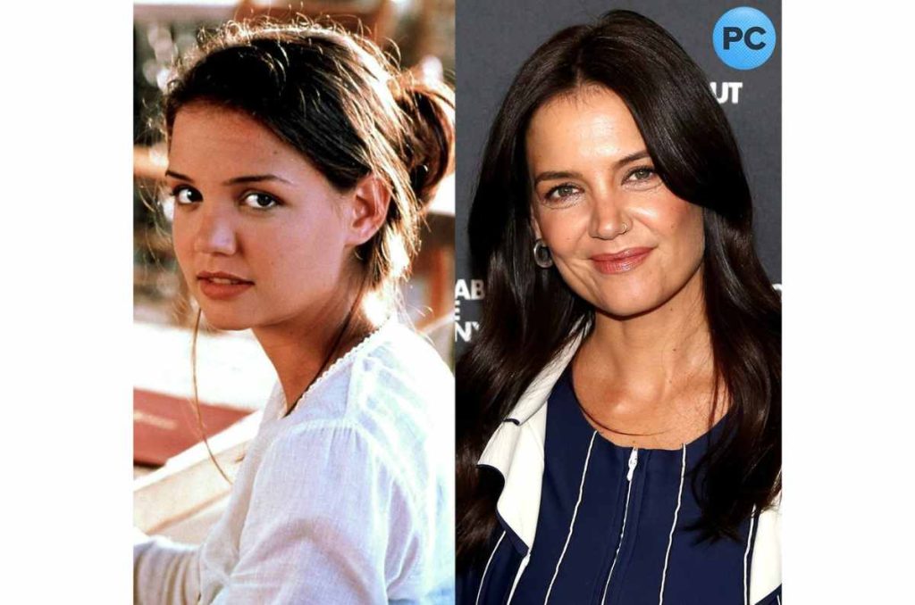 antes y ahora de Katie holmes