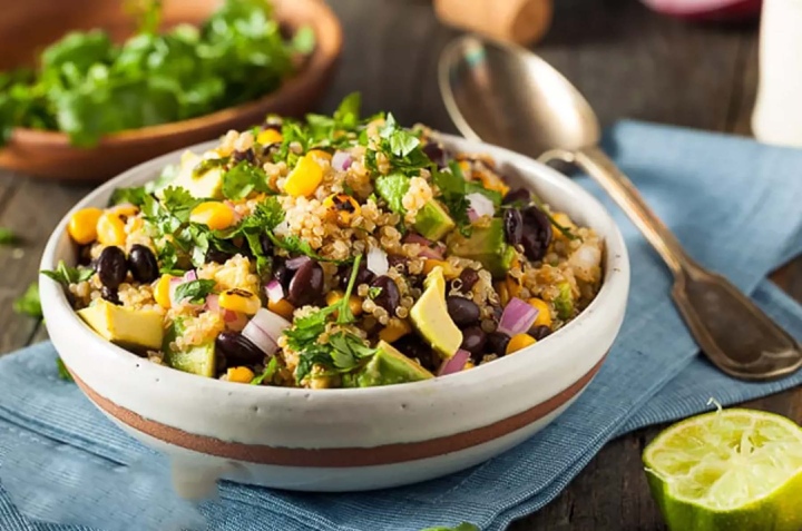 Ensalada con frijoles