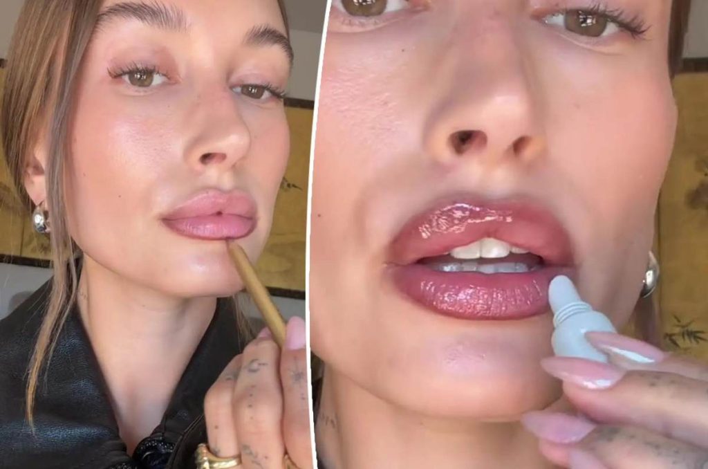 Copia el lip combo de Hailey Bieber con estos tips fáciles 1