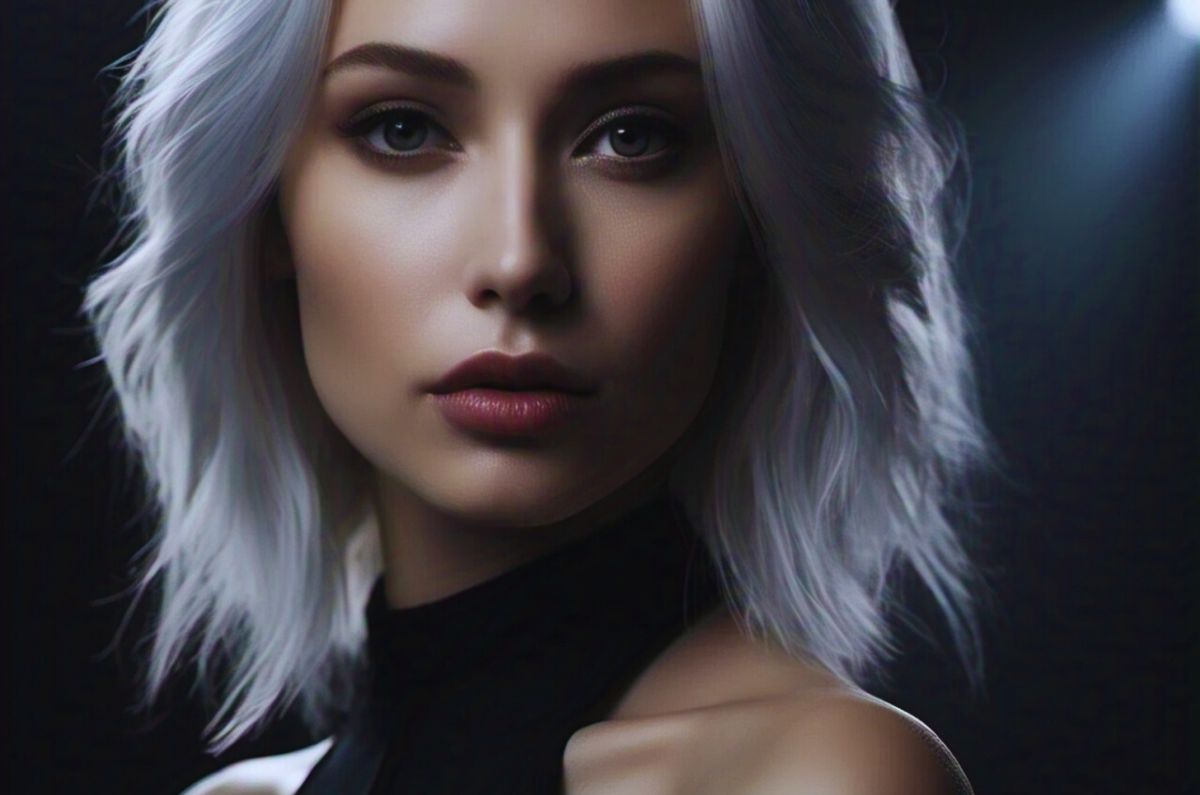 Mechas platinadas en cabello negro: la forma de ocultar las canas
