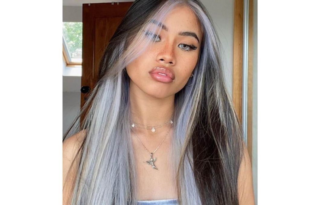 Mechas platinadas en cabello negro: la forma de ocultar las canas 0