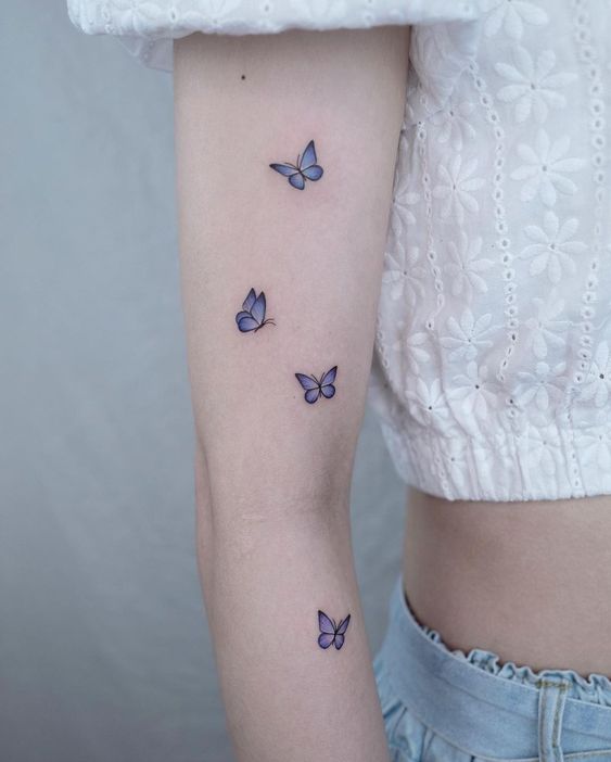 Tatuajes de mariposas pequeñas con un gran significado 5