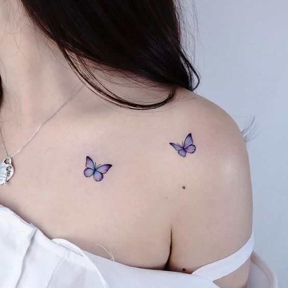 Tatuajes de mariposas pequeñas con un gran significado 7