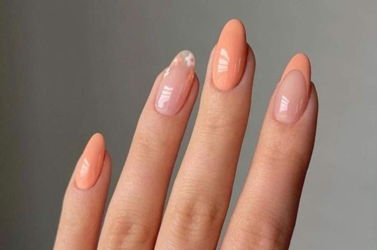 Uñas Peach Glowy