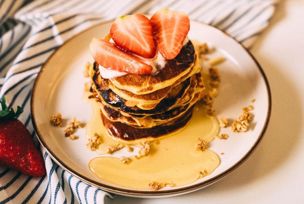 Mini tortitas de avena delicioso postre reducido en azúcar