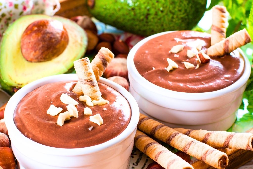 Mousse de chocolate bajo en calorías