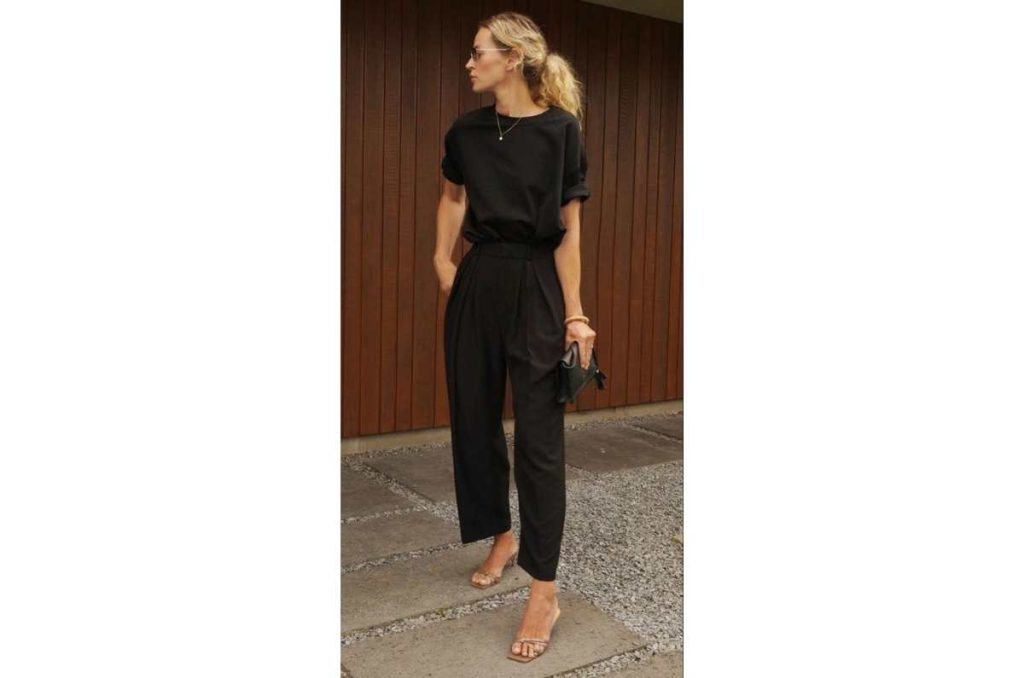 Ideas de outfits negros minimalistas para un look clásico 0