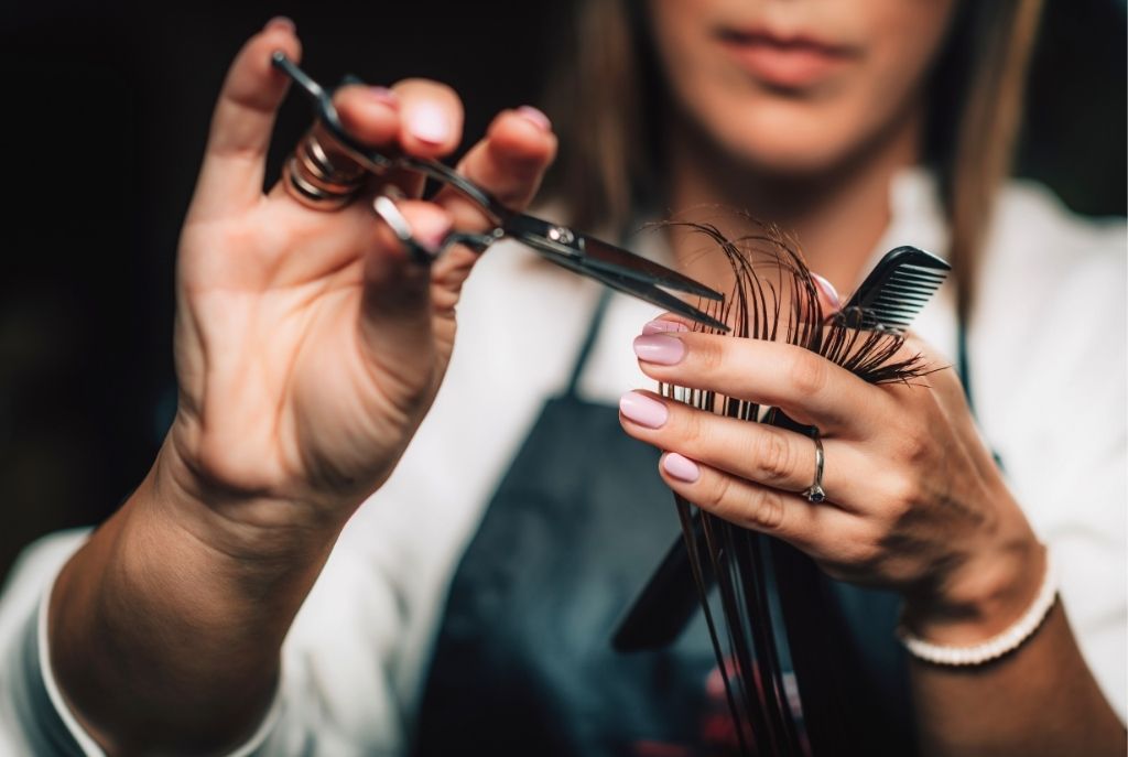 Despunte de cabello para fortalecer