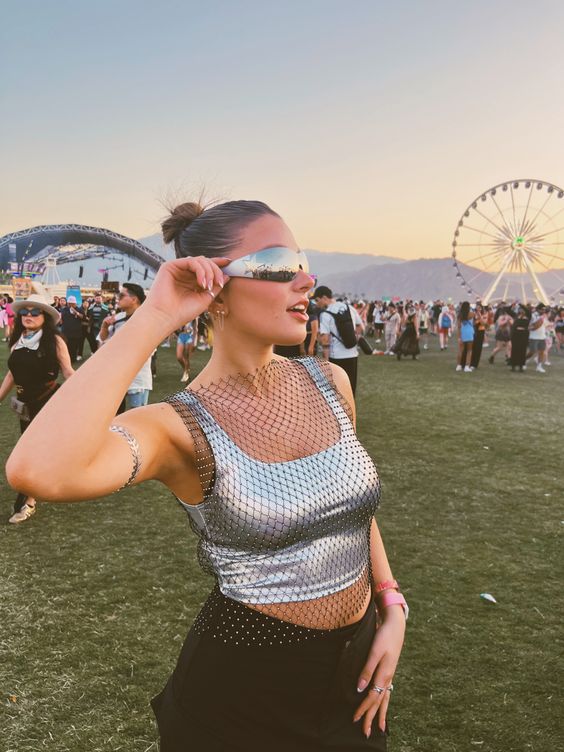 Ideas de outfits cómodos para ir a festivales de música 6