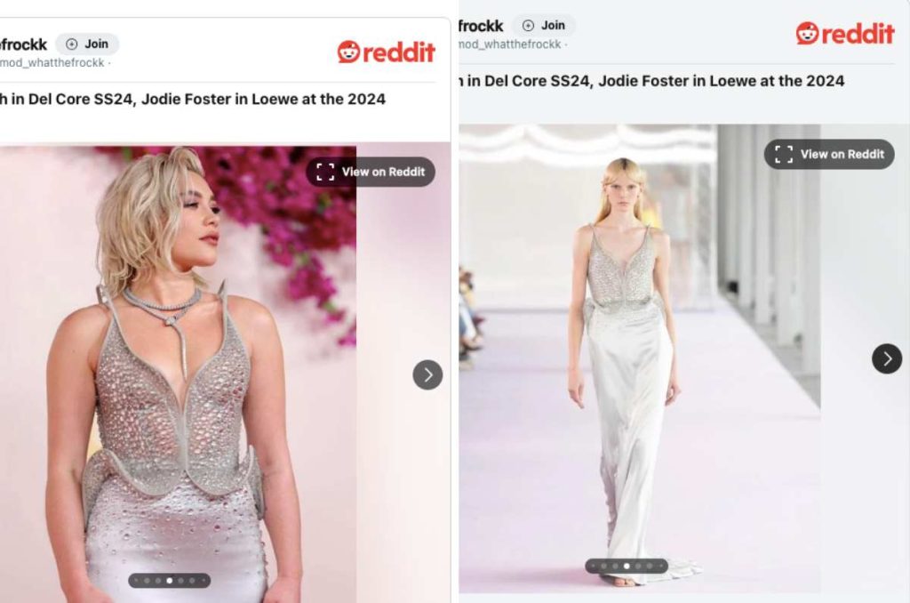 Florence Pugh tirantes flotantes