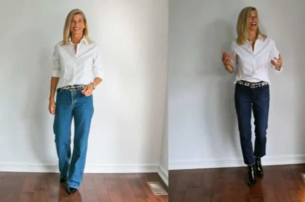 Wide leg jeans: cómo usarlos para verte más alta 0