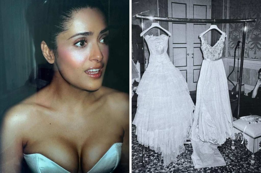 Salma Hayek comparte fotos inéditas de su boda hace 15 años 0