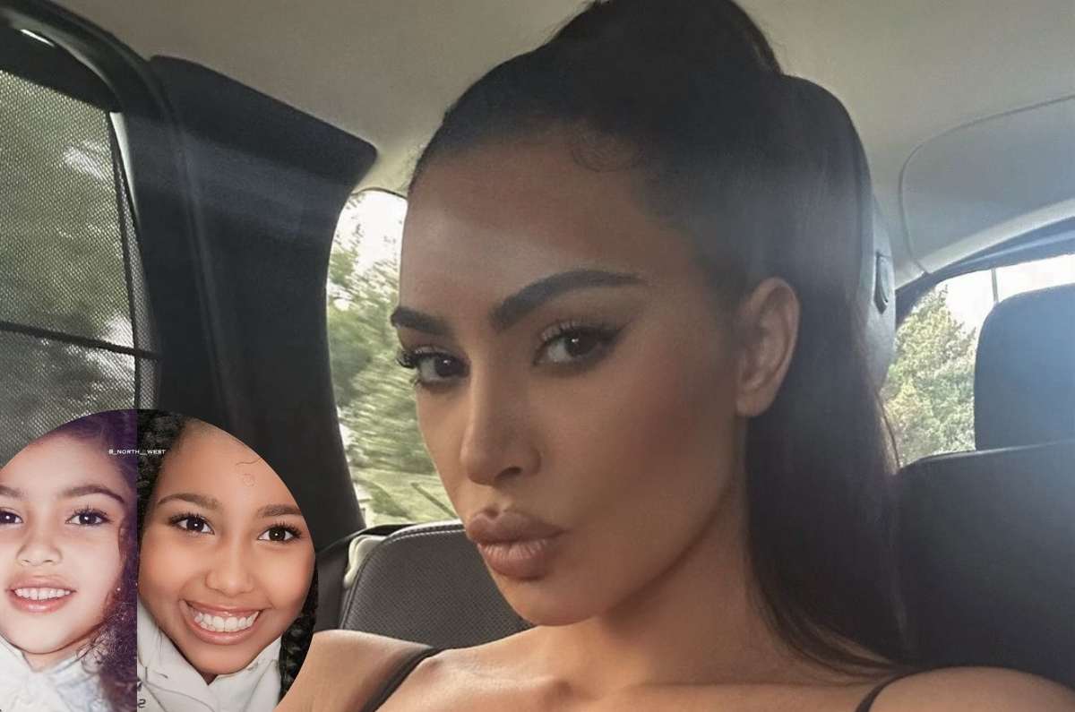 Así de grande luce North, la hija de Kim Kardashian