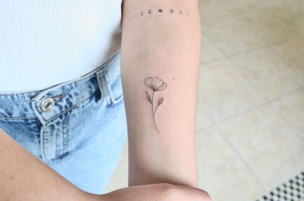 tatuajes de flores para el antebrazo