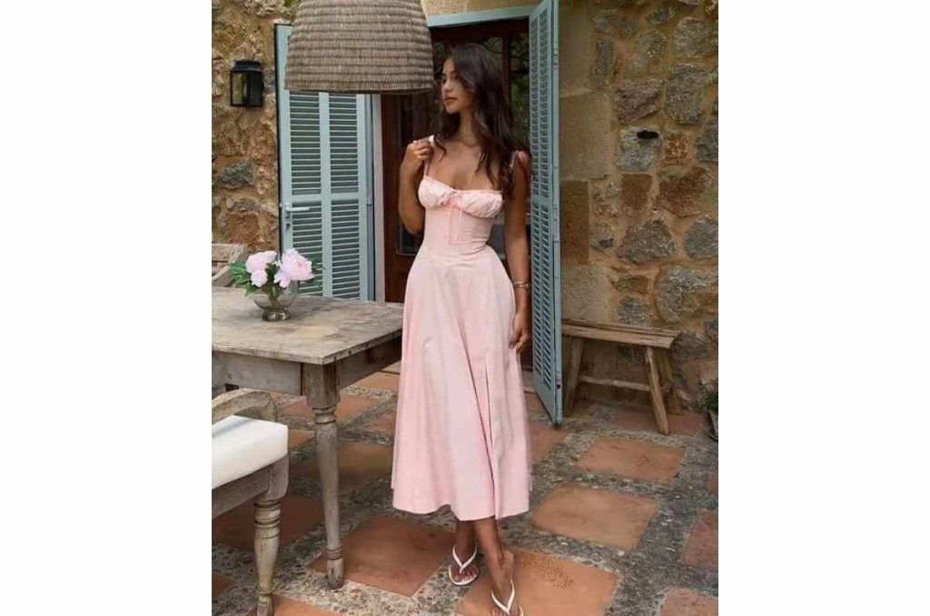 7 outfits aesthetic con vestido para estar fresca en primavera-verano 0